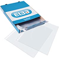 Fundas plástico folio (A4) Elba. 100 unidades. Multitaladro- cristal